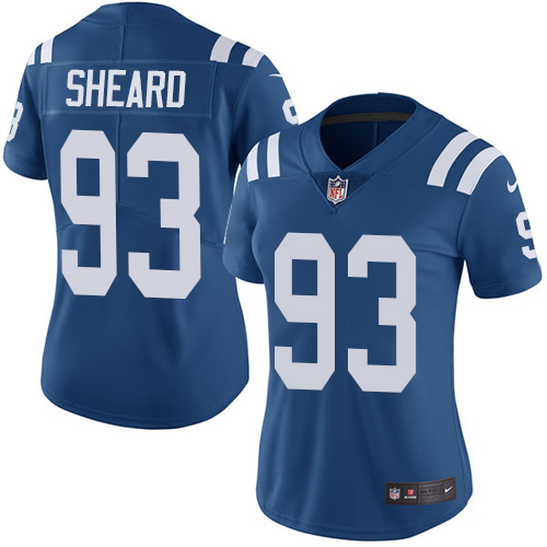 Indianapolis Colts #93 Limited Jabaal Sheard Royal Blue Nike NFL Home Women Vapor Untouchable jerseys->youth nfl jersey->Youth Jersey